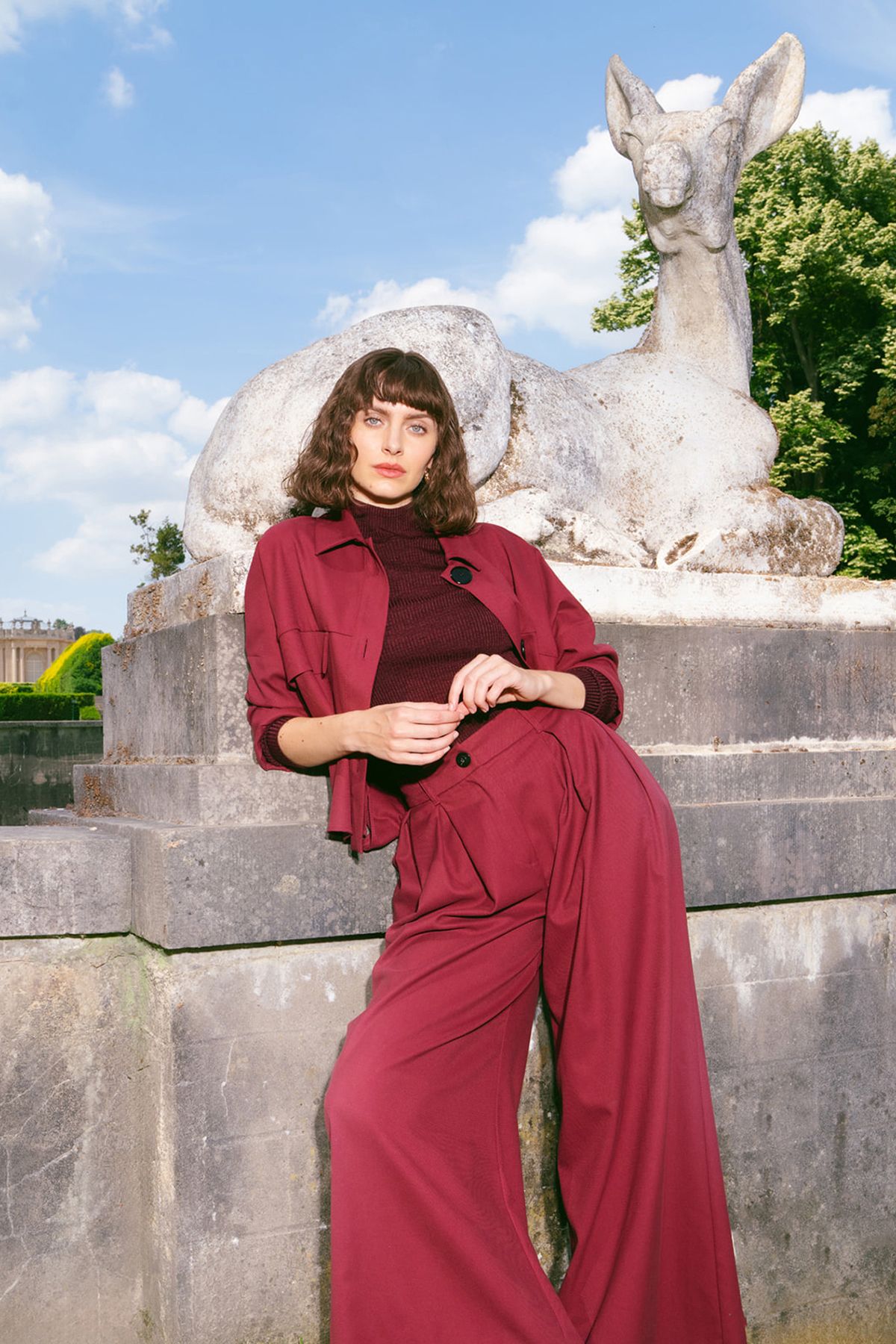 LAPAZO BROEK BORDEAUX