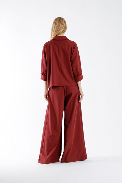 LAPAZO BROEK BORDEAUX
