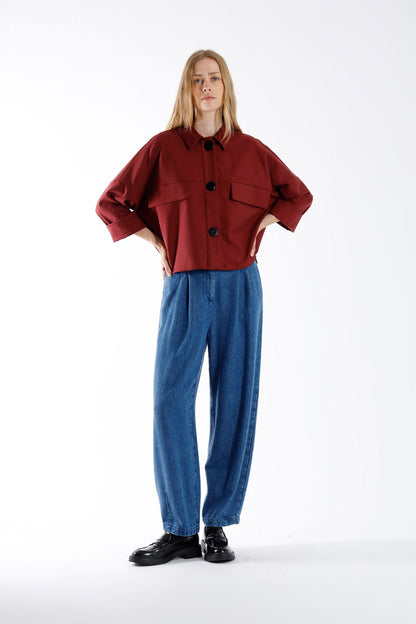 LATINA BLOUSE BORDEAUX