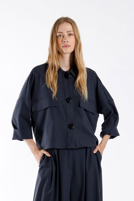 LATINA BLOUSE ANTHRACITE