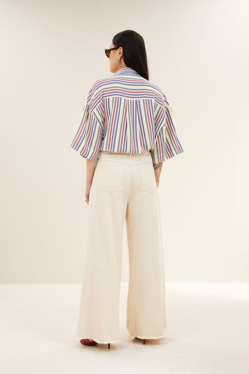 PILAR MULTI STRIPE BLOUSE
