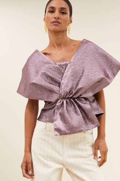 SIMONE METALLIC TOP