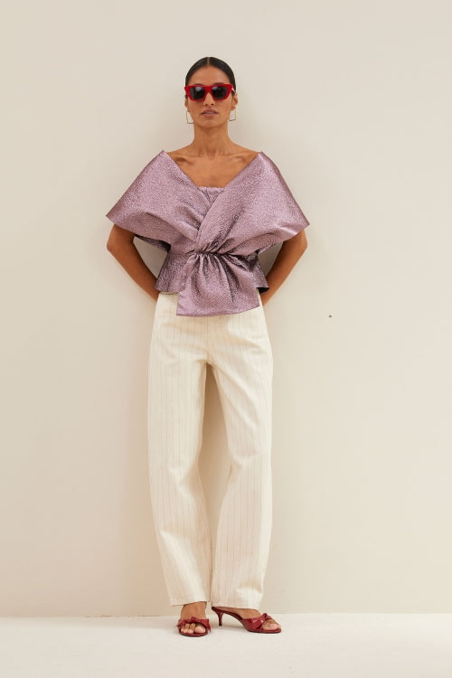 SIMONE METALLIC TOP