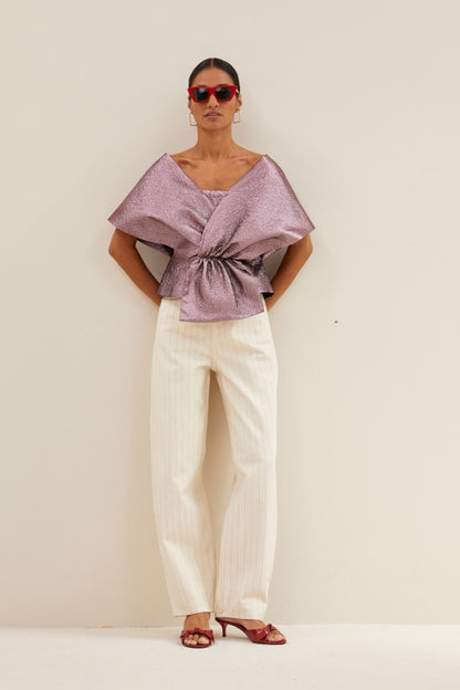 SIMONE METALLIC TOP
