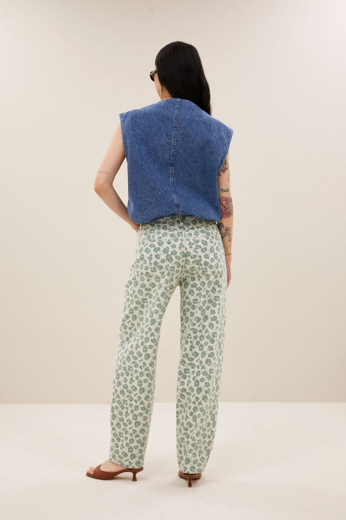 MAGGIE DENIM SLEEVELESS VEST