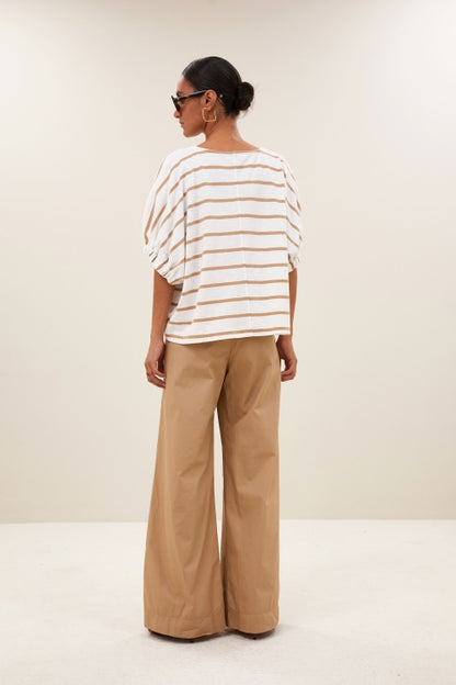 MERLE HEAVY FLAME STRIPE TOP