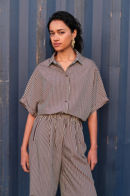 SUNNY STRIPE BLOUSE