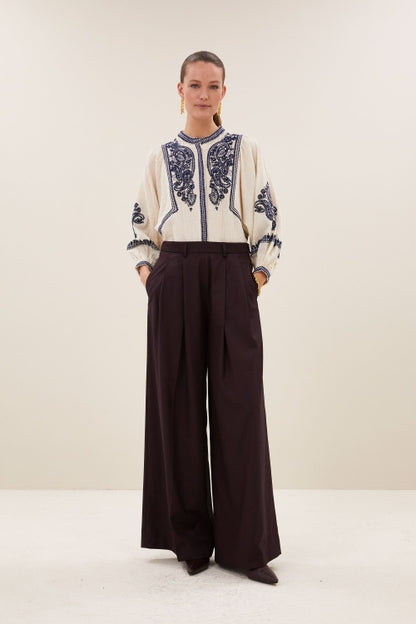 SENNE EMBROIDERY BLOUSE
