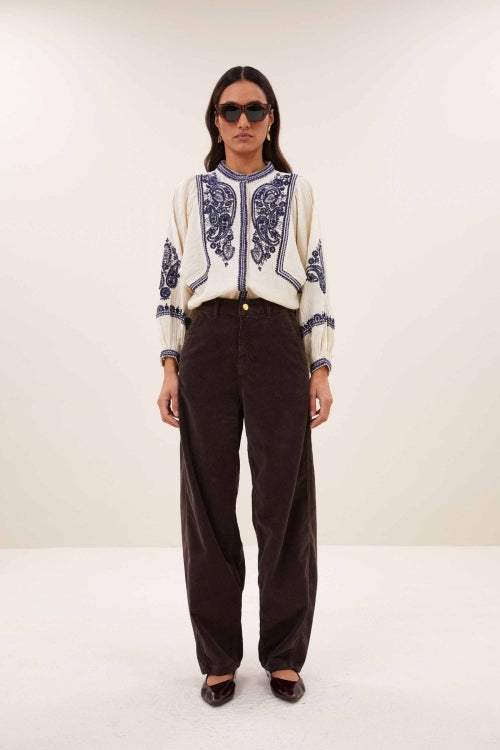 SENNE EMBROIDERY BLOUSE