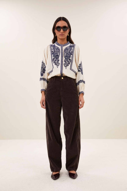 SENNE EMBROIDERY BLOUSE