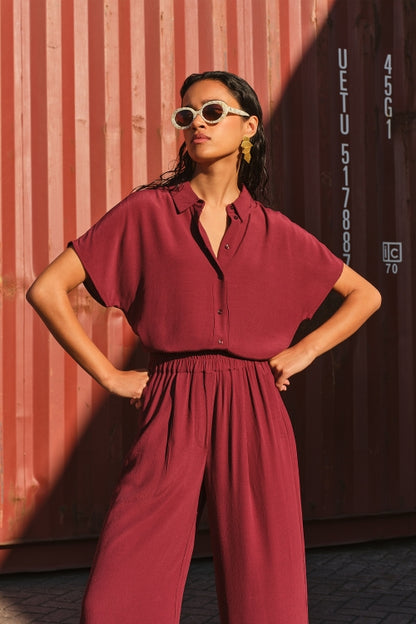 BARLEY VISCOSE BLOUSE