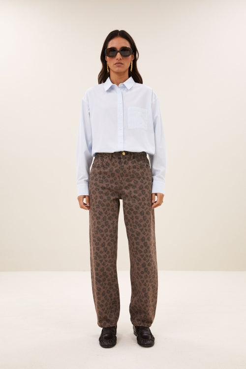 LISE CHAMBRAY BLOUSE