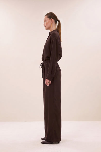PELLE PINSTRIPE PANTS