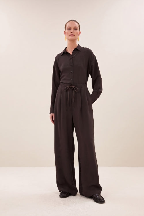 PELLE PINSTRIPE PANTS