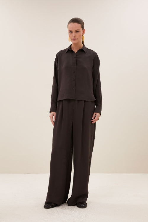 PELLE PINSTRIPE PANTS