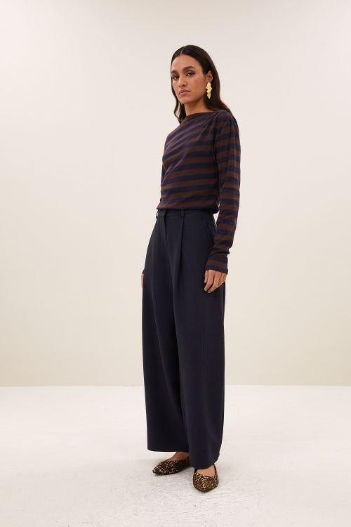 FRIDA COPPER STIPE PANTS