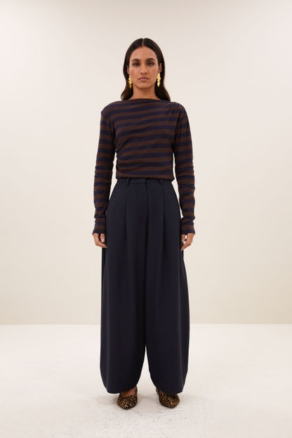 FRIDA COPPER STIPE PANTS