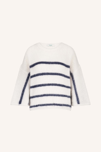FLEUR STRIPE PULLOVER