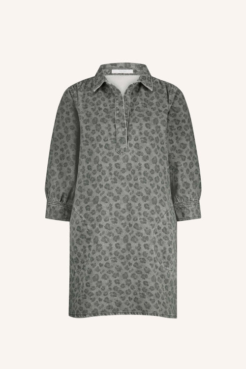 FLYNTH GREY CHEETAH DRESS