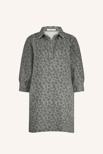 FLYNTH GREY CHEETAH DRESS