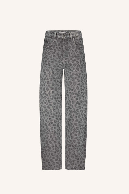 LEW GREY CHEETAH PANTS