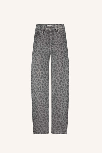 LEW GREY CHEETAH PANTS