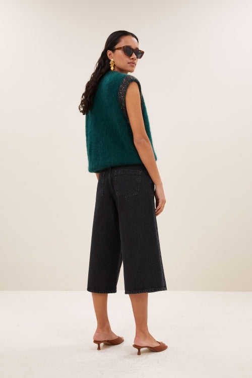 NOHO LONG DENIM SHORTS