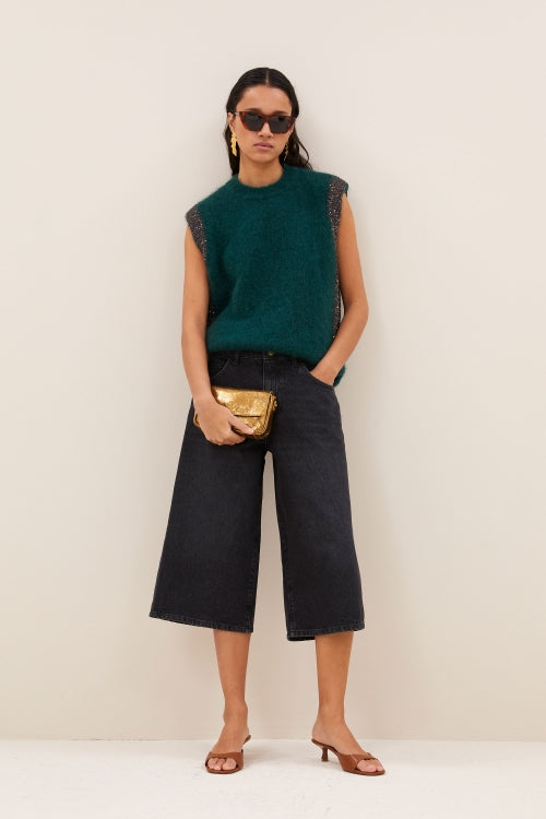 NOHO LONG DENIM SHORTS