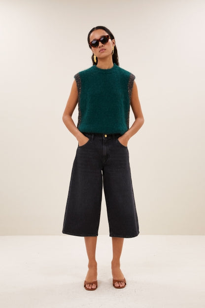 NOHO LONG DENIM SHORTS