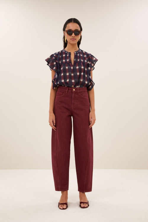 BEGUM WINE JEANS