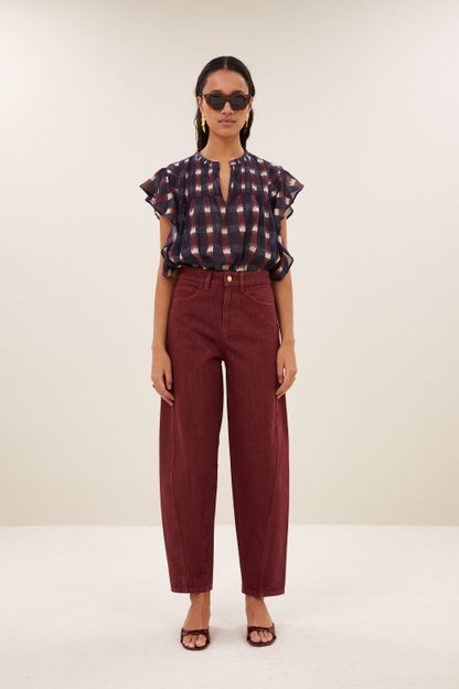 BEGUM WINE JEANS