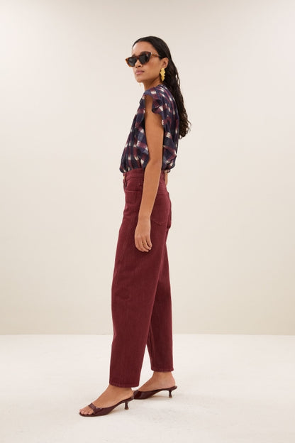 BEGUM WINE JEANS