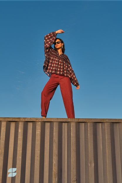 BEGUM WINE JEANS