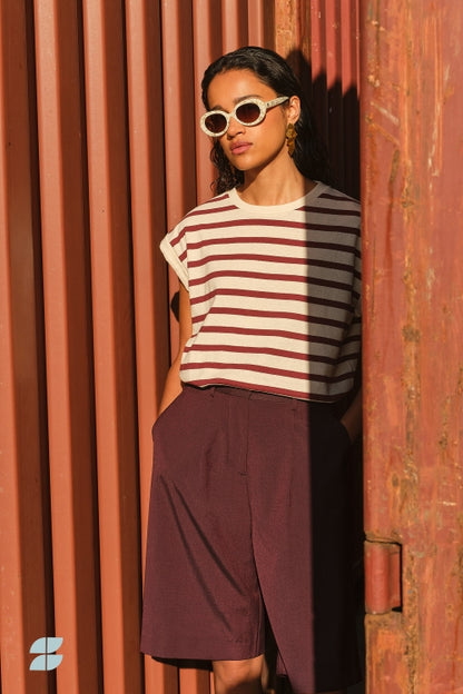 TOBI STRIPE TOP