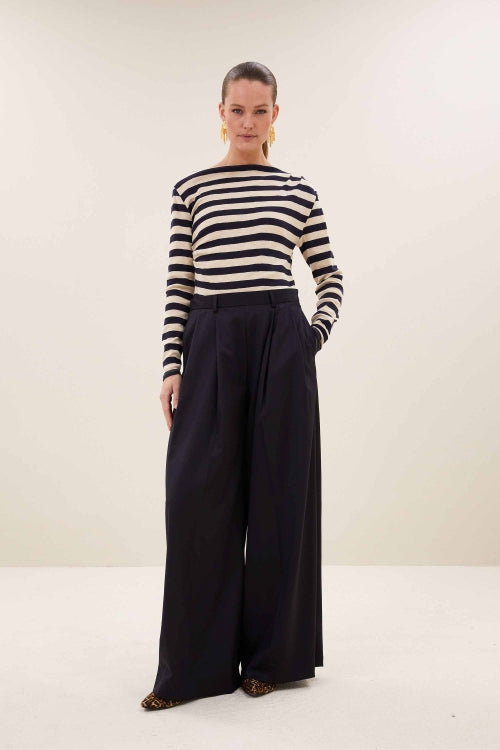 LEYA BIG STRIPE TOP