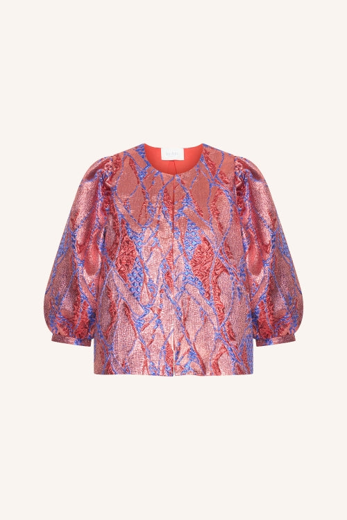 MAURI JACQUARD BLOUSE