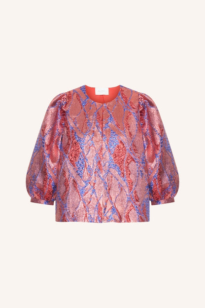 MAURI JACQUARD BLOUSE