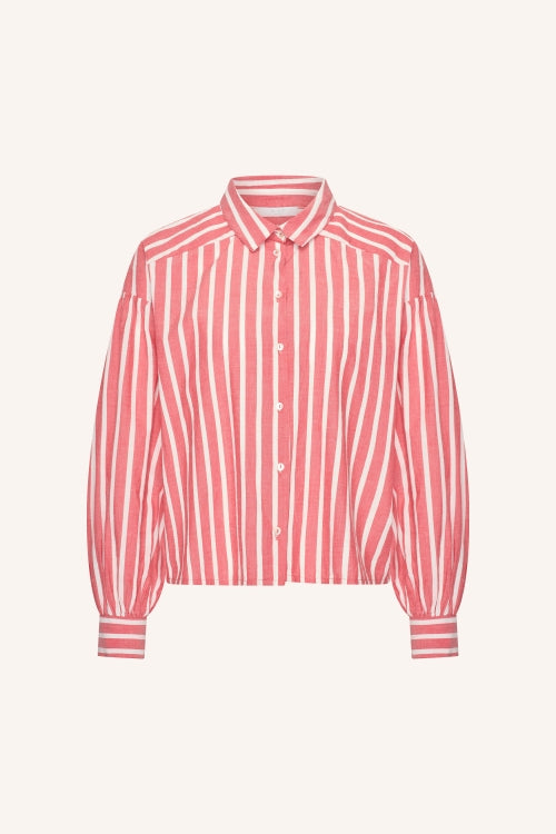 SARAH SHORT STRIPE BLOUSE