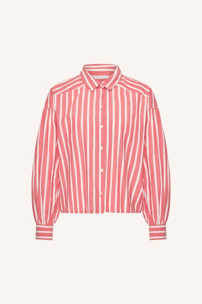 SARAH SHORT STRIPE BLOUSE