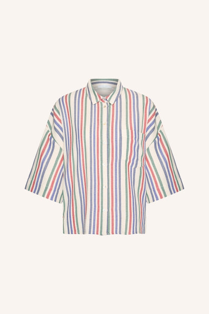 PILAR MULTI STRIPE BLOUSE