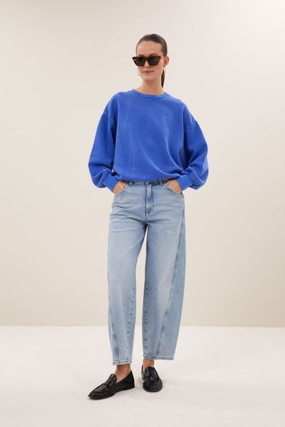 LILI LUCKY SWEATER - AZUL