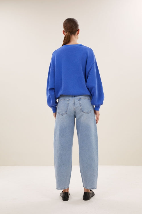 LILI LUCKY SWEATER - AZUL