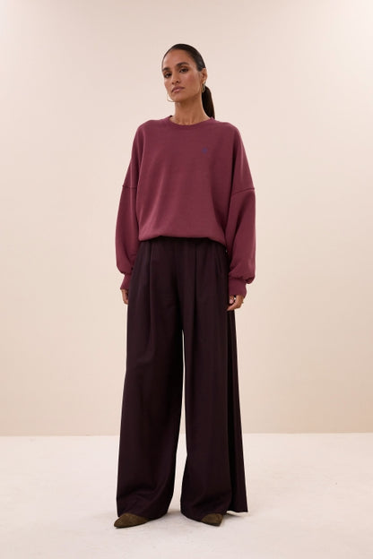 MALYN LOGO SWEATER