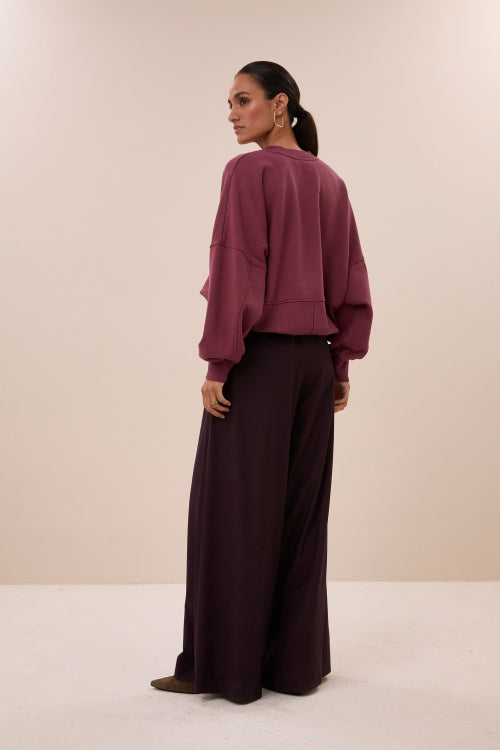 MALYN LOGO SWEATER