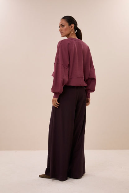 MALYN LOGO SWEATER
