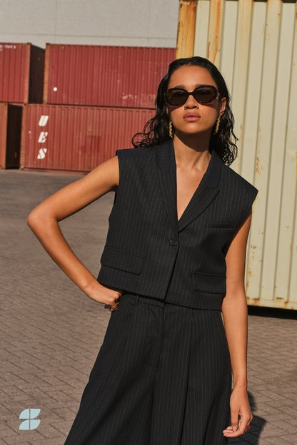 BOBI PINSTRIPE GILET