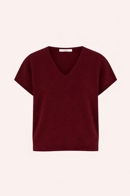 SIL V-NECK PULLOVER