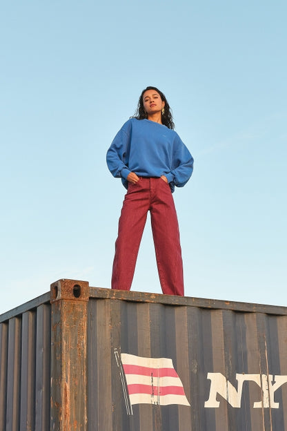 LILI LUCKY SWEATER - AZUL