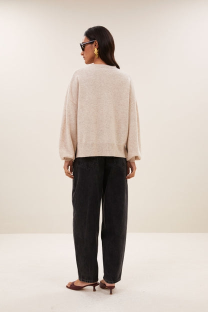 SAMMIE ROUND NECK PULLOVER