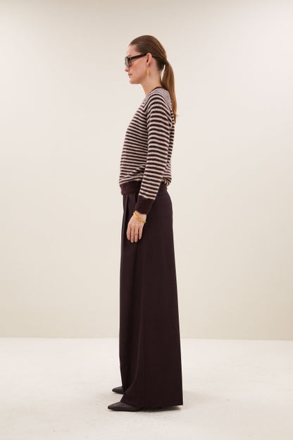 SALLY STRIPE PULLOVER